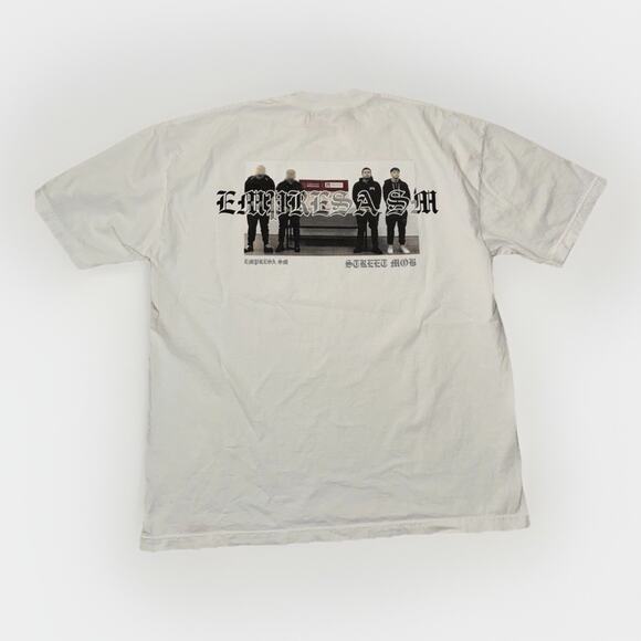 Fuerza Regida Street Mob Banda T-Shirt White XL Regional Mexican Tour Tee - Picture 1 of 5